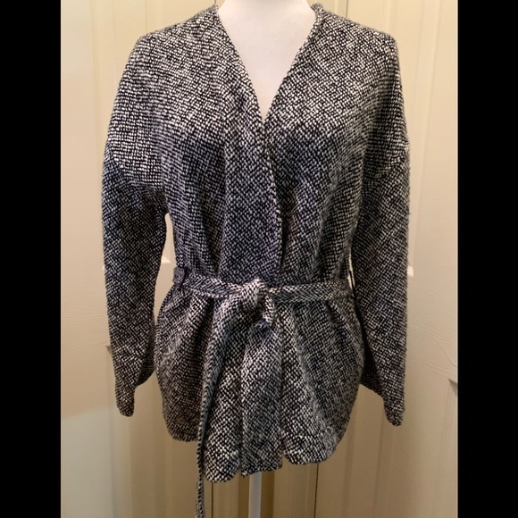 NWT! Eileen Fischer Peruvian Belted Cardigan - Picture 1 of 4